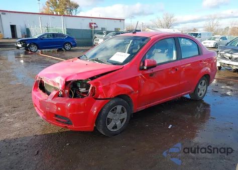 2009 Chevrolet Aveo Ls z USA, uszkodzony, nr VIN KL1TD56E89B369201